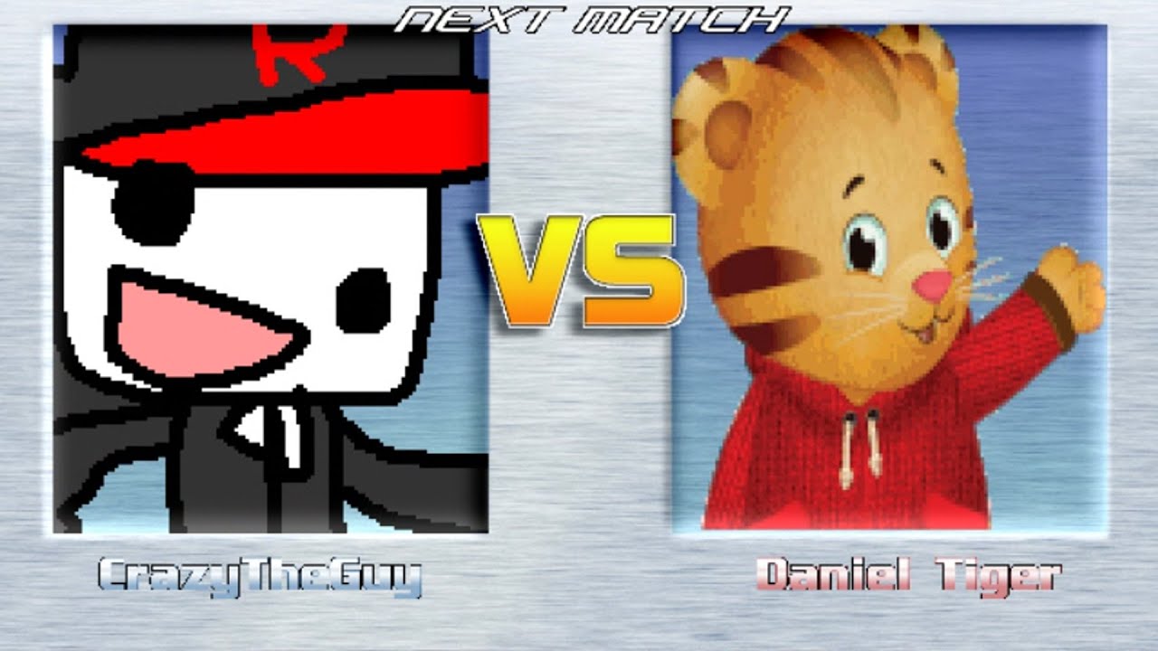 M.U.G.E.N BATTLES | CrazyTheGuy vs Daniel Tiger