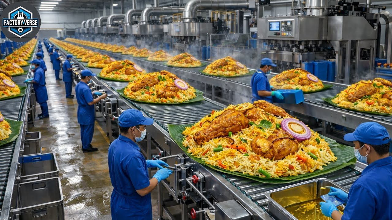 Inside the World’s Biggest Biryani Factory | Mass Food Production