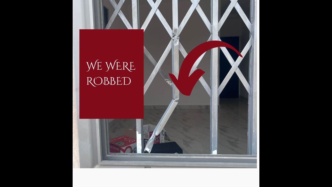 Thieves Broke Into our House || Building in Ghana 🇬🇭