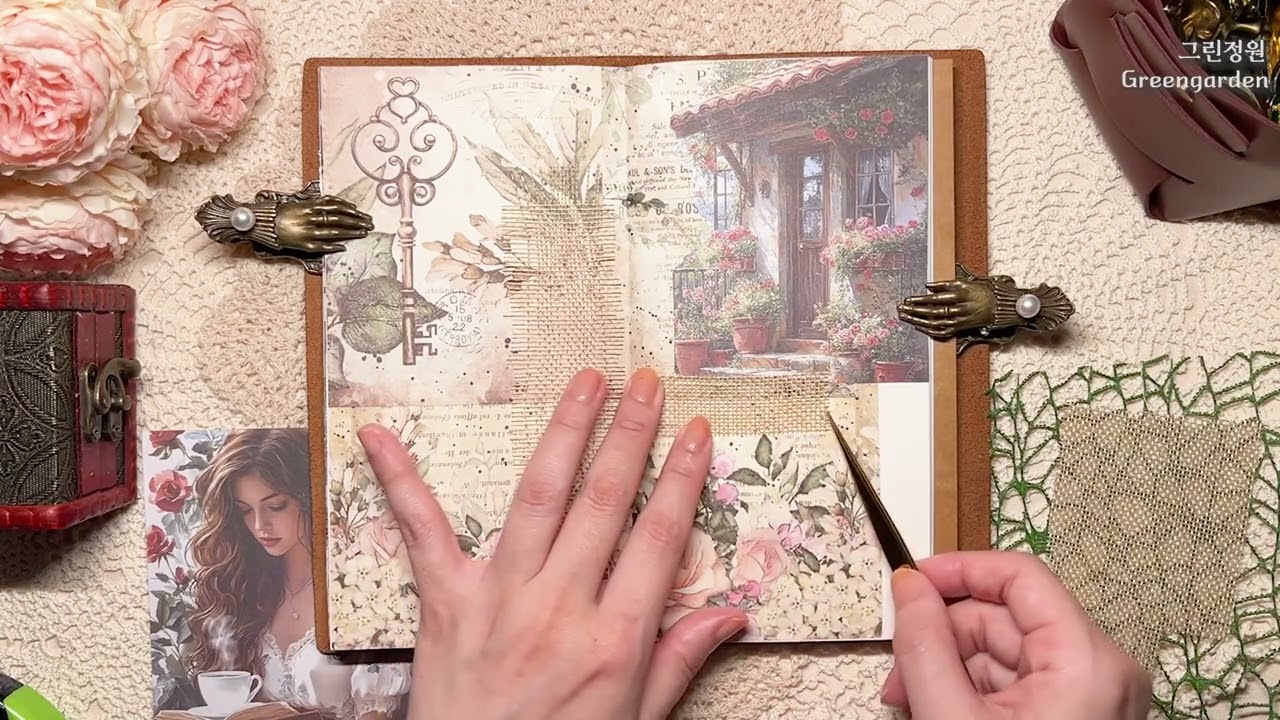 asmr 그린정원 #Greengarden 해킹/채널삭제/Hacking/deleting channels #scrapbooking
