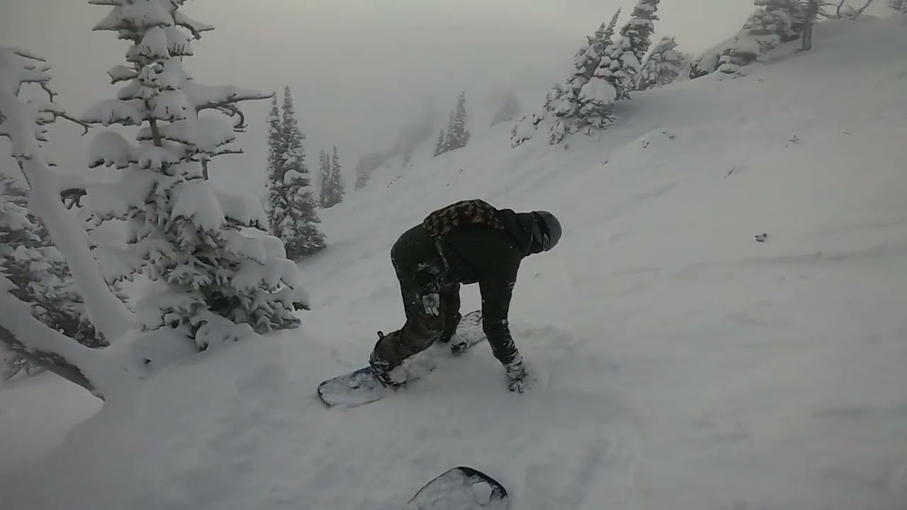 Powder hound'n with Jeff.
