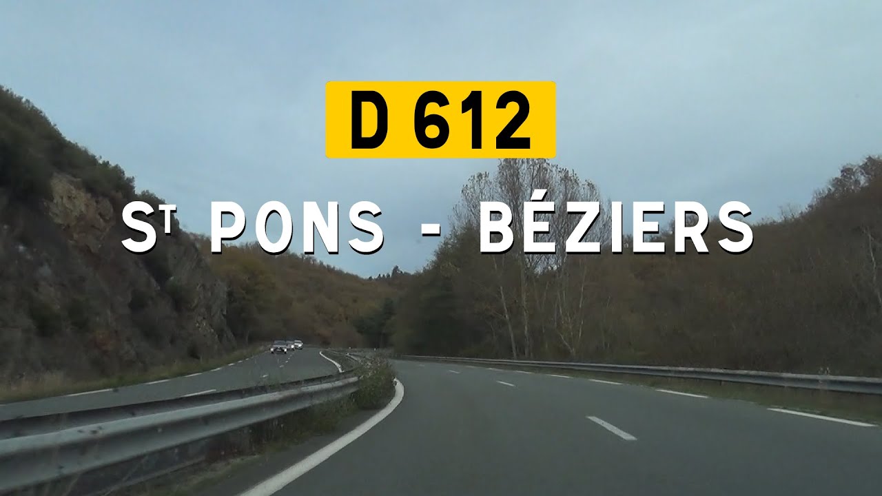 [F] D612 Saint-Pons-de-Thomières - Béziers