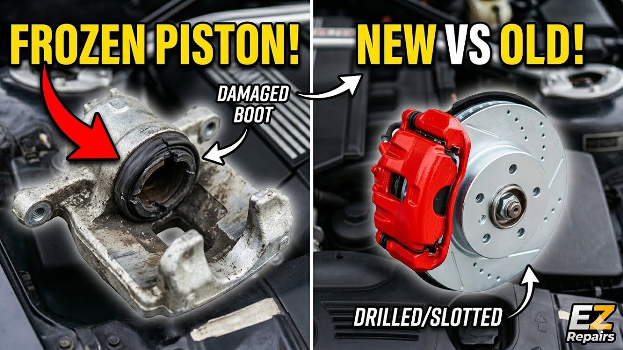 E85/E86 BMW Z4 3.0i Brake Pads, Rotors & Caliper Change