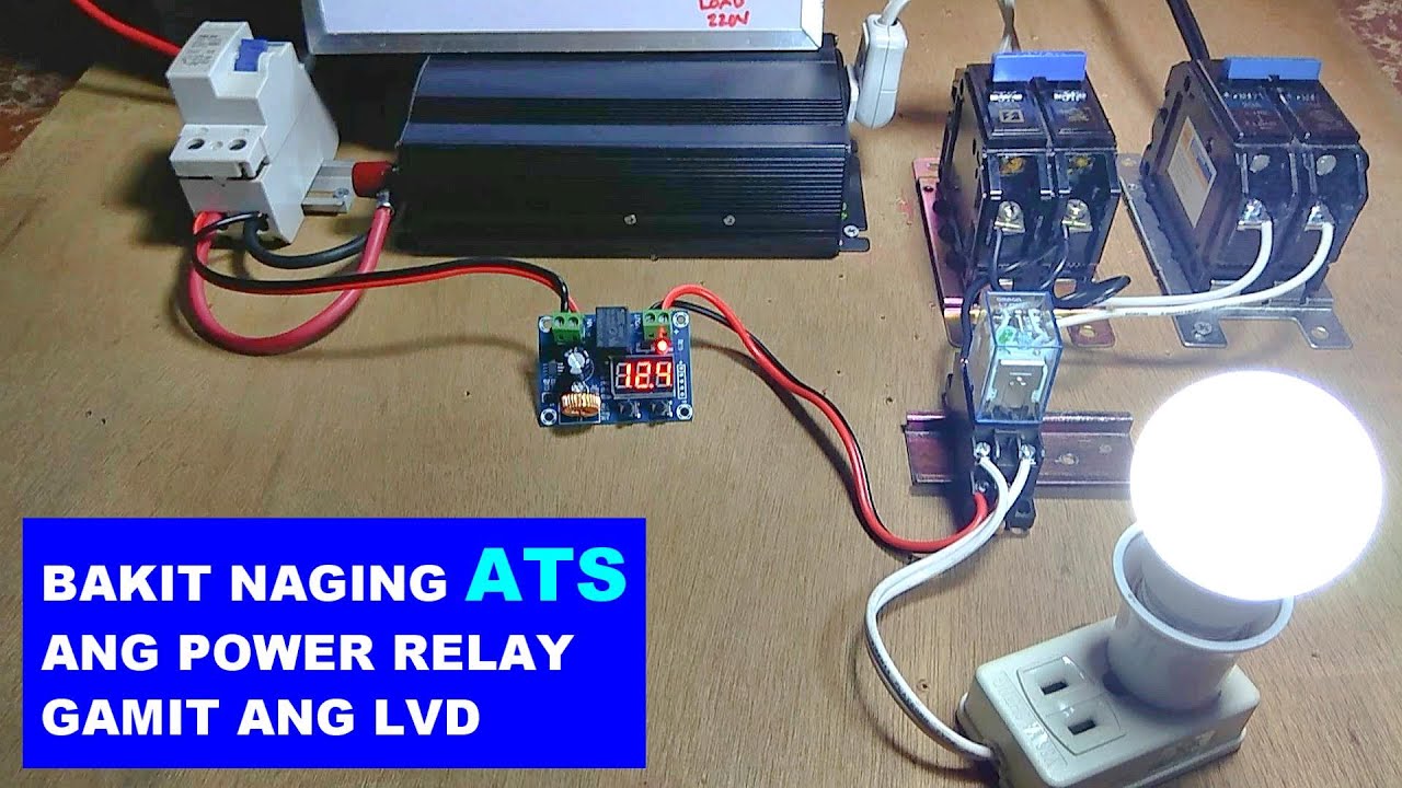 PAANO GAWING ATS ANG POWER RELAY SA POWER INVERTER