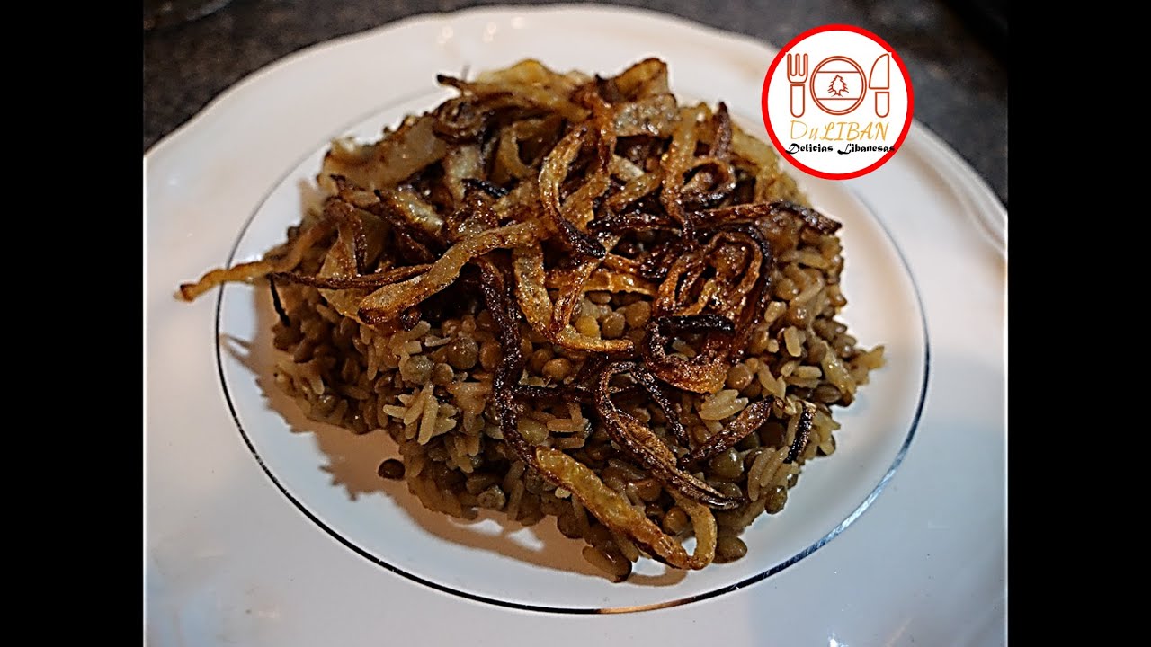 ARROZ CON LENTEJA - Receta original Libanesa    INSTAGRAM: @duliban.dl
