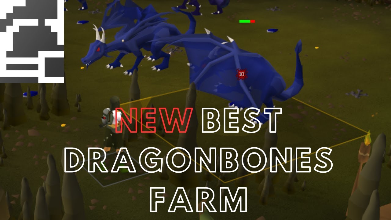 BEST NEW PLACE FOR DRAGON BONES // osrs guide // ironman dragonbones farm