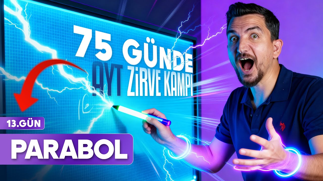13) AYT MATEMATİK KAMPI ( 13.GÜN ) - PARABOL - İLYAS GÜNEŞ ( 2025 )