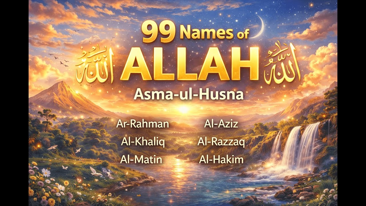 Asma-ul-Husna | 99 Beautiful Names of Allah | 3D Animated Video| Bangla Cartoon | মজার গল্প