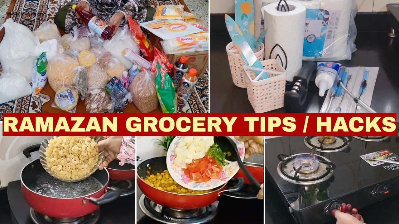 🌙🛒Ramzan Grocery Plan 2026 | Money Saving Tips & kitchen  Products In Budget l Easy Iftar Recipes