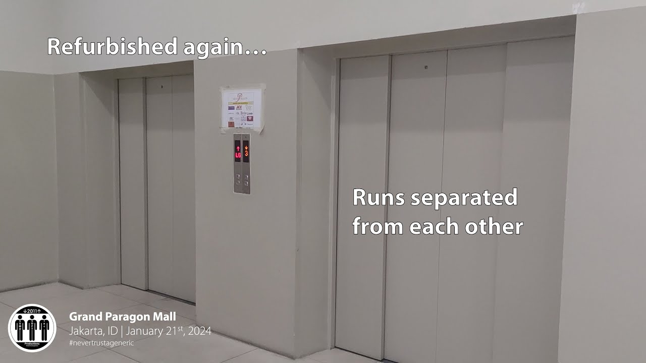Refurbished Generic, Refurbished AGAIN! - 2x Generic Freight Elevators - Grand Paragon Mall, Jakarta