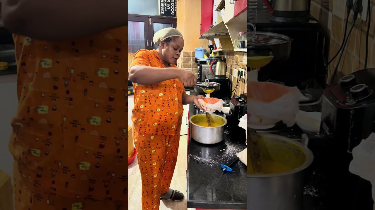 I cooked delicious okpa for the family for breakfast 