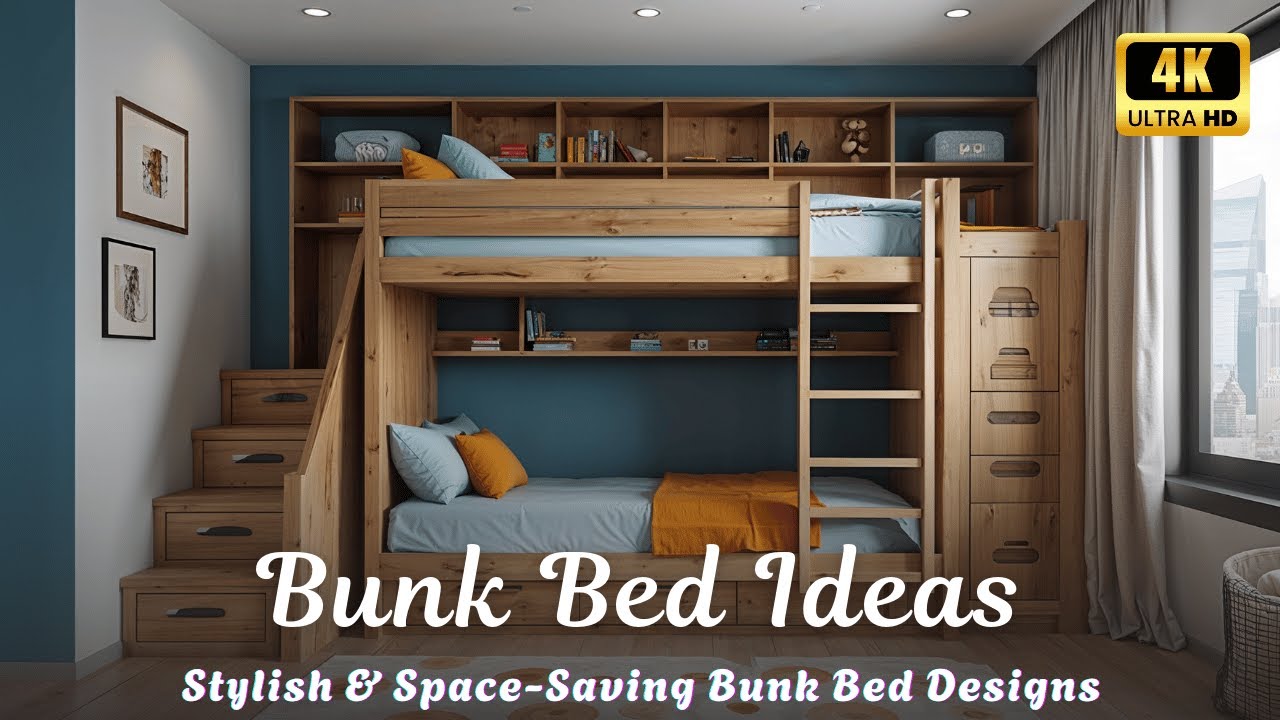 Stylish & Space-Saving Bunk Bed Designs for Modern Homes