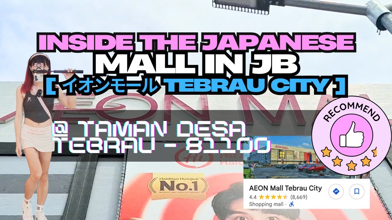 Day Trip to Johor Bahru : The LARGEST JAPANESE MALL [ AEON TEBRAU CITY ] Any Anime Stores Here !?