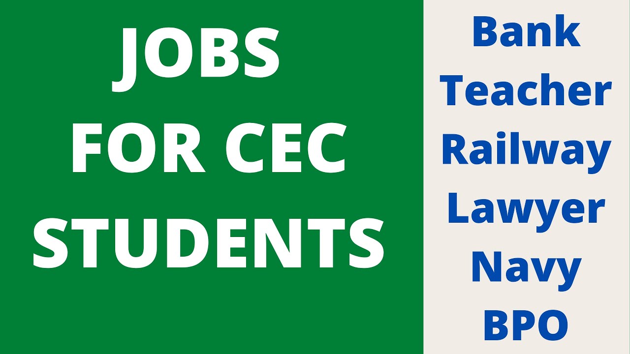 JOBS FOR CEC STUDENTS|CEC CAREER IN TELUGU|CEC|CAREER OPTIONS AFTER CEC|CEC JOBS IN TELUGU|JOBS