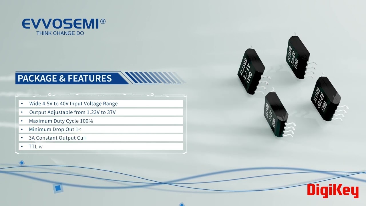 XL1509 series step-down DC/DCconverter Sales on DigiKey by EVVOSEMI