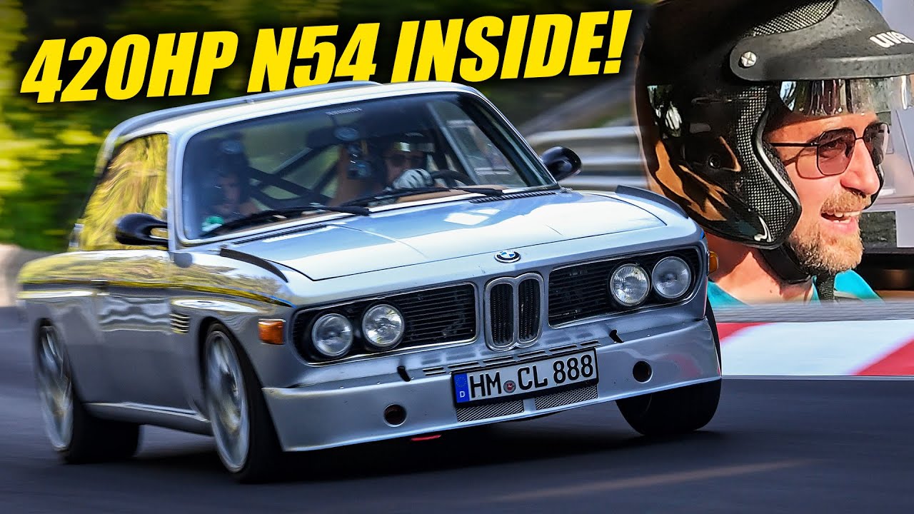 1974 BMW 3.0 CSL Upsetting Modern Sportscars! // Nürburgring