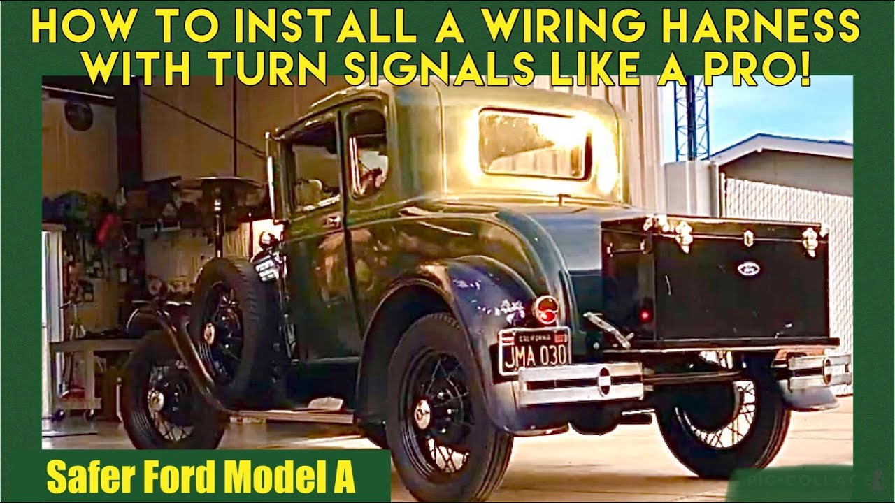 How to install new wiring and turn signals in a 1930 Ford Model A to make it safe to drive today!