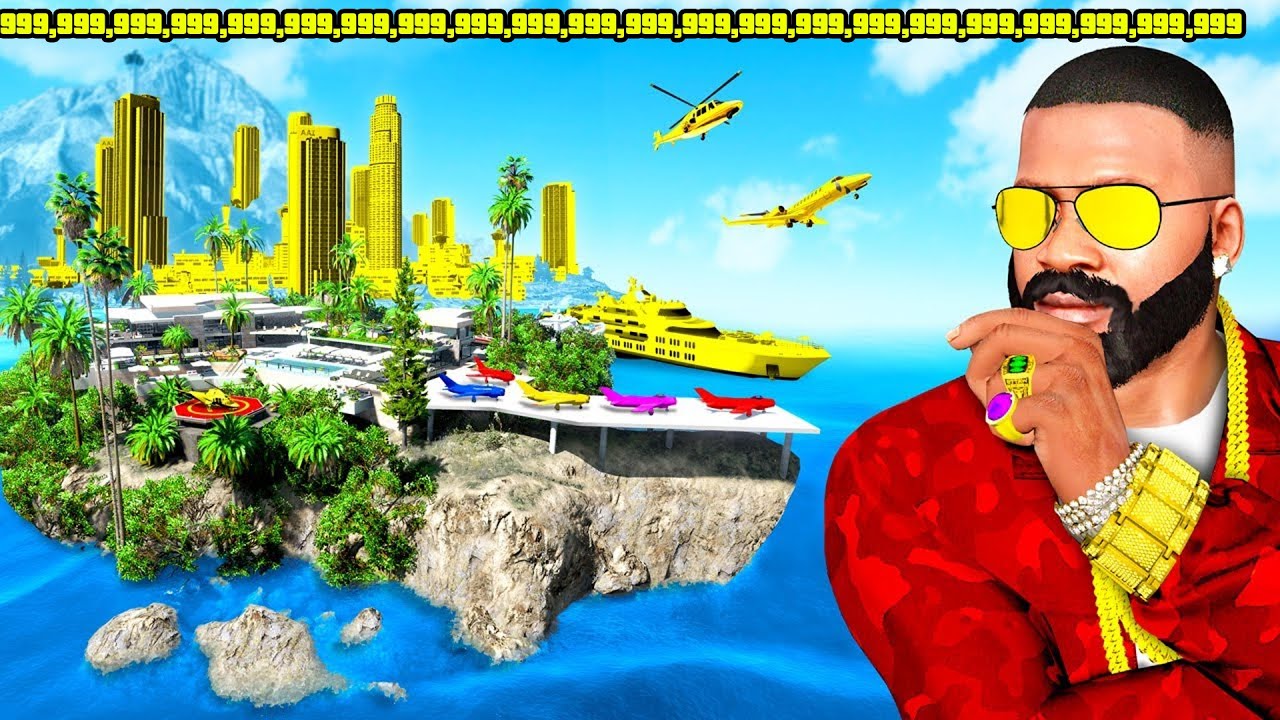 פרנקלין קונה אחוזה של קוודריליארדרים בGTA V!