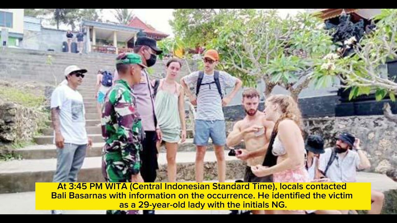 Bali SAR rescues an injured German kelingking beach | Bali Today