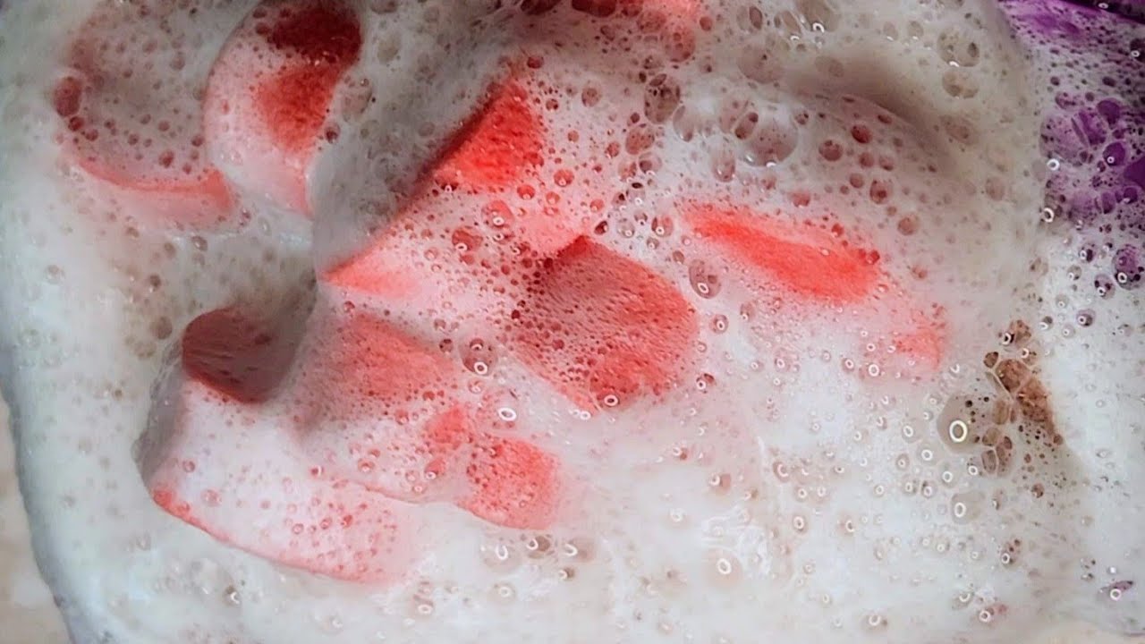 ASMR - 💦Rinse of Valentine's Day Paste with Water💦