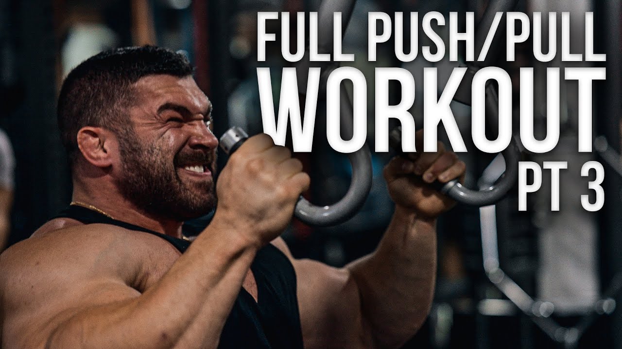 Pt3 Full Workout w/ 212 Mr Olympia Derek Lunsford Hypertrophy Coach Joe Bennett - back, chest, Delts