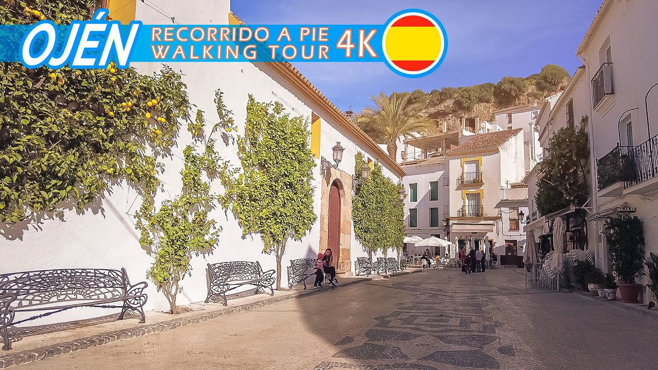OJÉN | de las Cuevas a la Iglesia | Recorrido a pie con sonido ambiente 4K #2