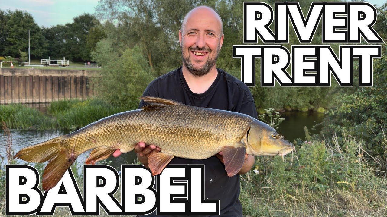 Float Fishing for Barbel on River Trent - NOT what he was expecting!