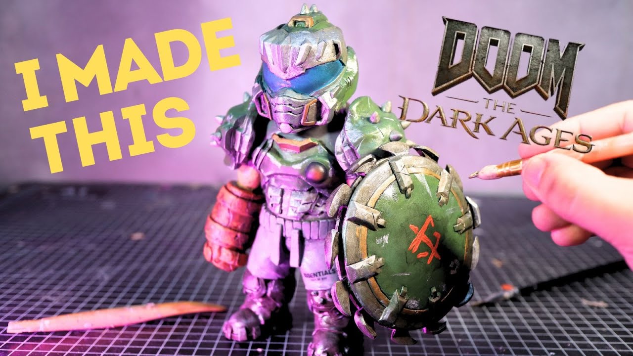 I Sculpted Doom Slayer… Then Gave Him Hellboy’s Hand and Designer Shorts #shopeetagtowin