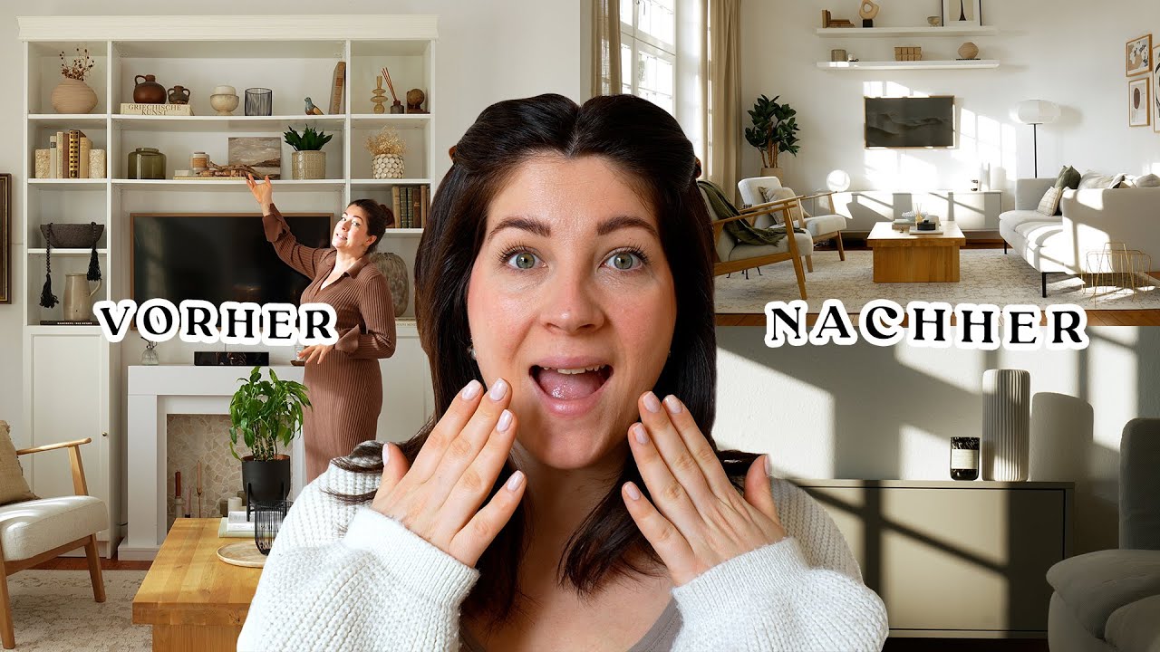 Das Ergebnis hat uns überrascht | XXL Wohnzimmer Makeover | Von Landhaus Stil zu modern | Ikea Hack