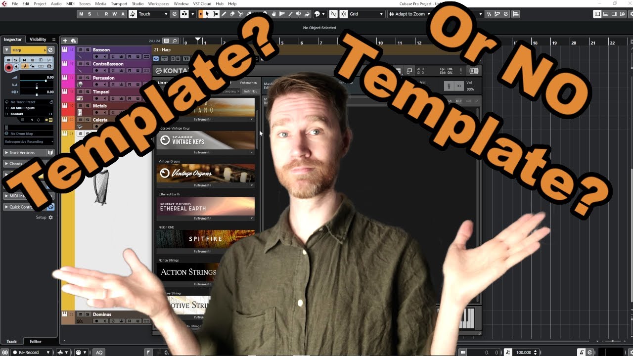 Should I use a Template when composing on a DAW?