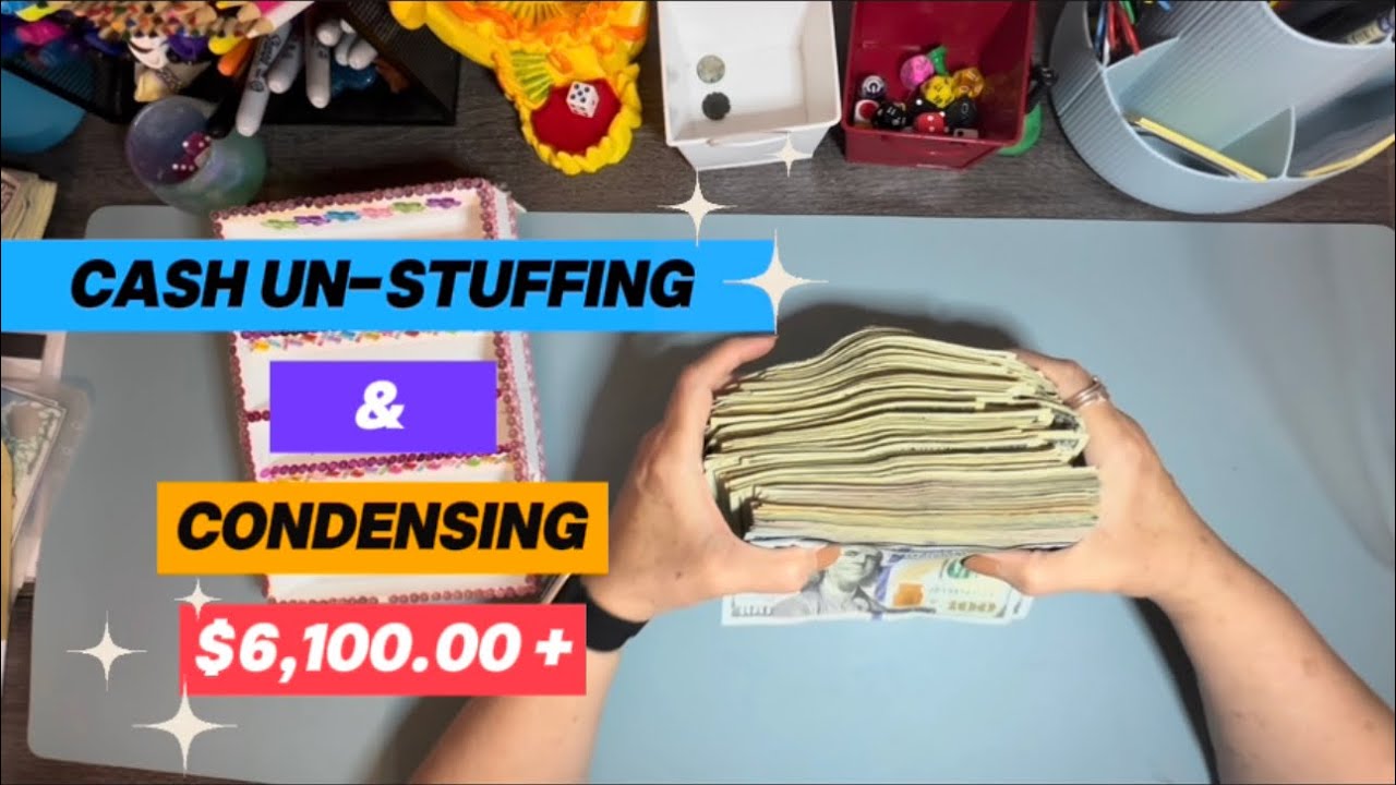 Un-stuffing Cash, Condensing Bills - $6100 Prop Swap And Bill Pay! #billpayment #debt #cashenvelopes