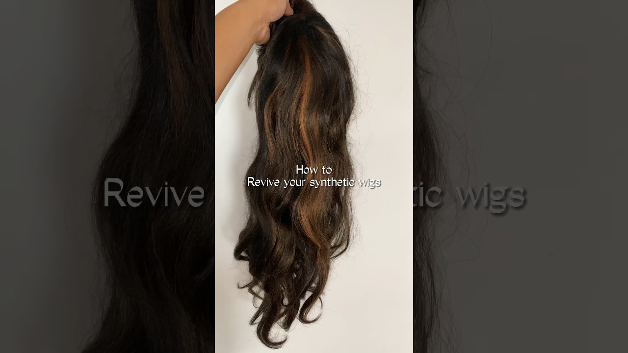 How to revive your synthetic wigs✨