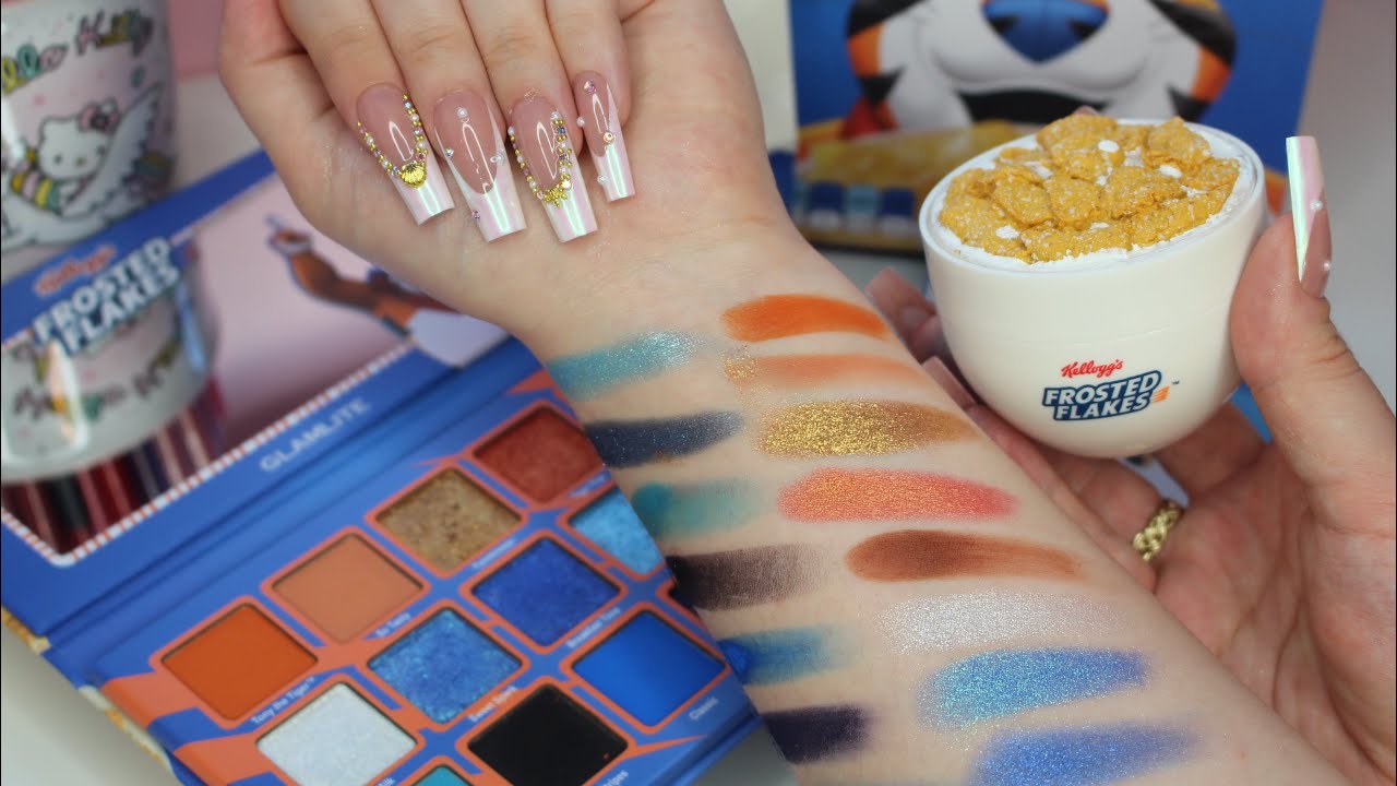 ASMR Frosted Flakes X Glamlite Makeup Collection 💙