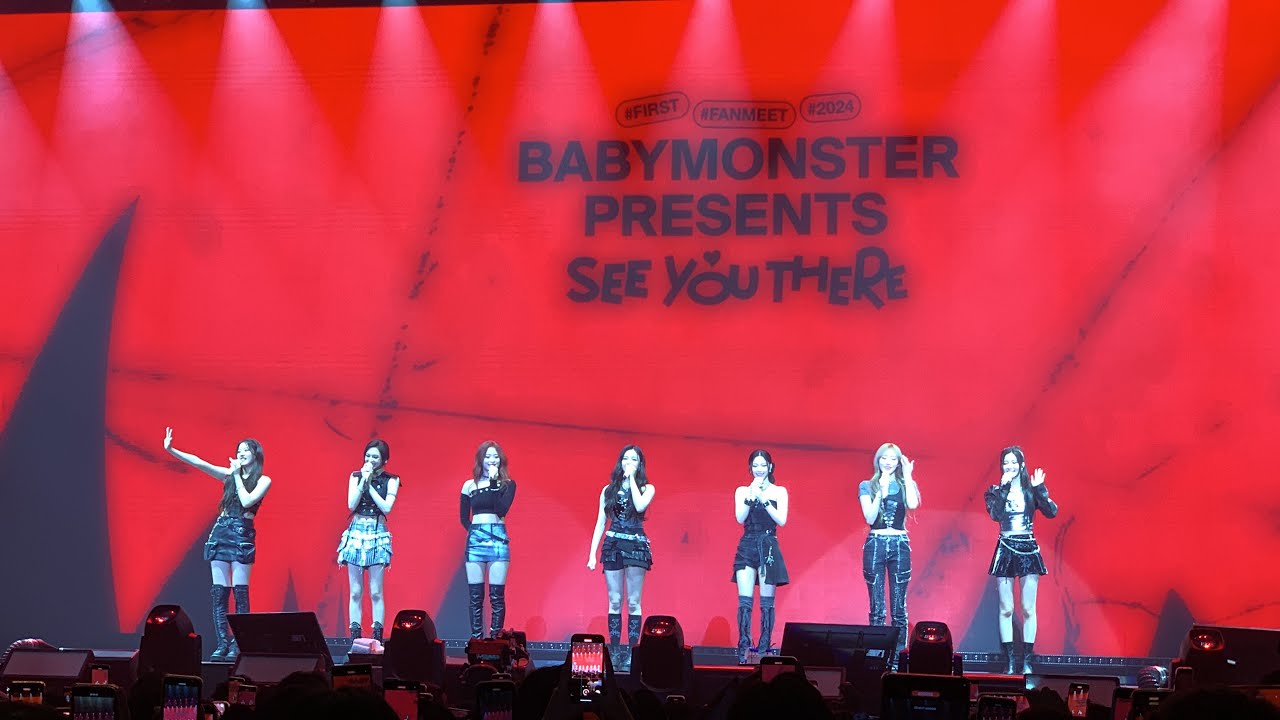 BABYMONSTER - Talking Session 1 at 'See you there' fanmeet Jakarta (Front Row)