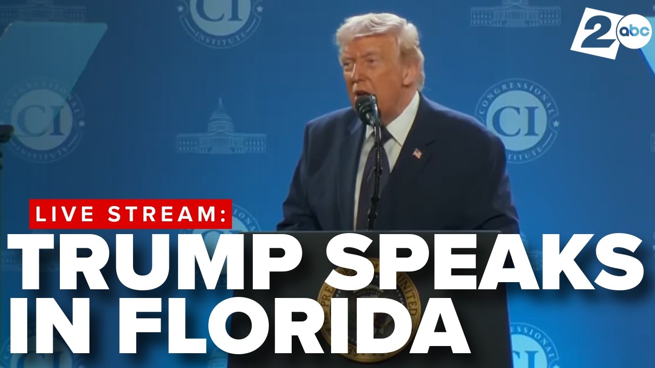LIVE | Donald Trump holds a news conference from Florida