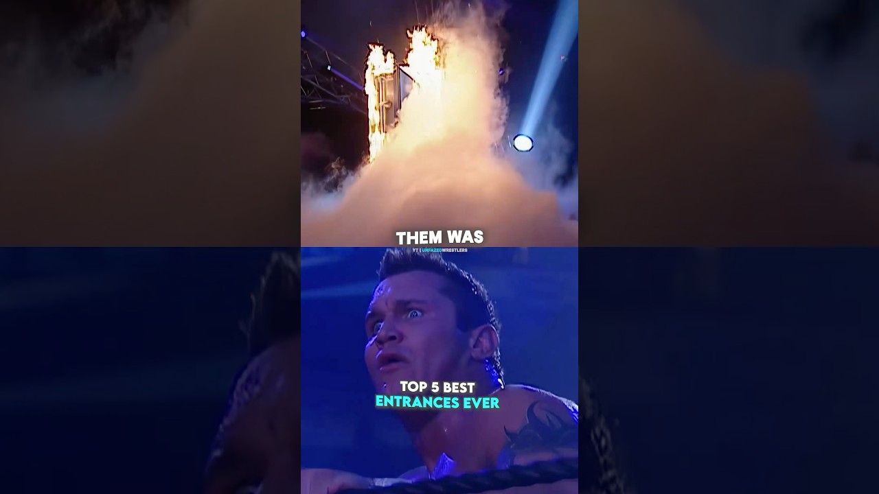 TOP 5 BEST WWE ENTRANCES 🤯☝️