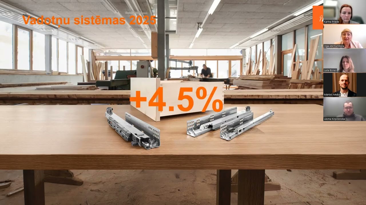 Blum furnitūras tendences 2025/26 vebinārs