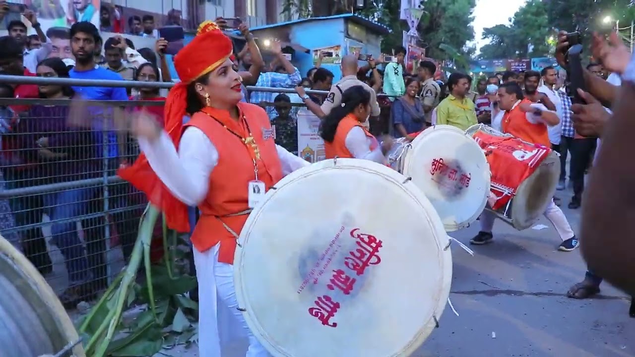 Maharashtra Band at Khairatabad Ganesh | India's Biggest Ganesh | #khairatabadganesh #dholtasha 