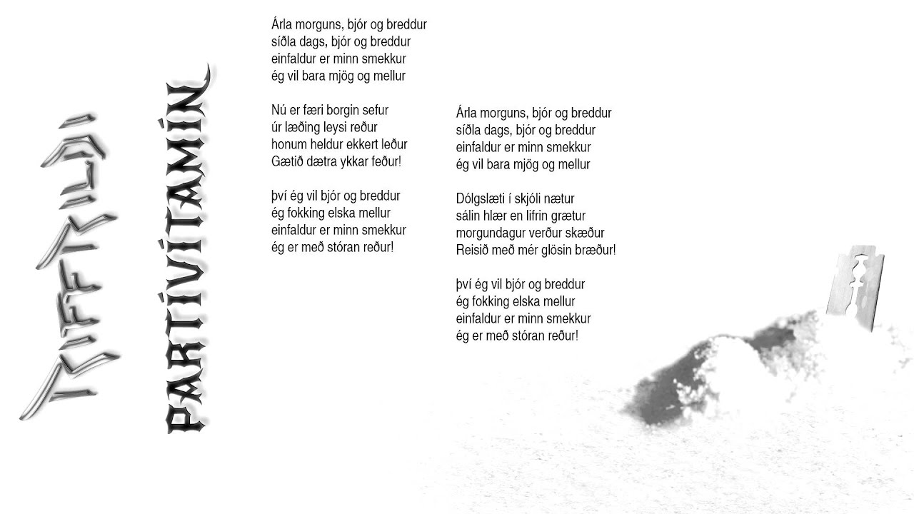 Riffrildi - Bj&oacute;r & breddur (Album Version)
