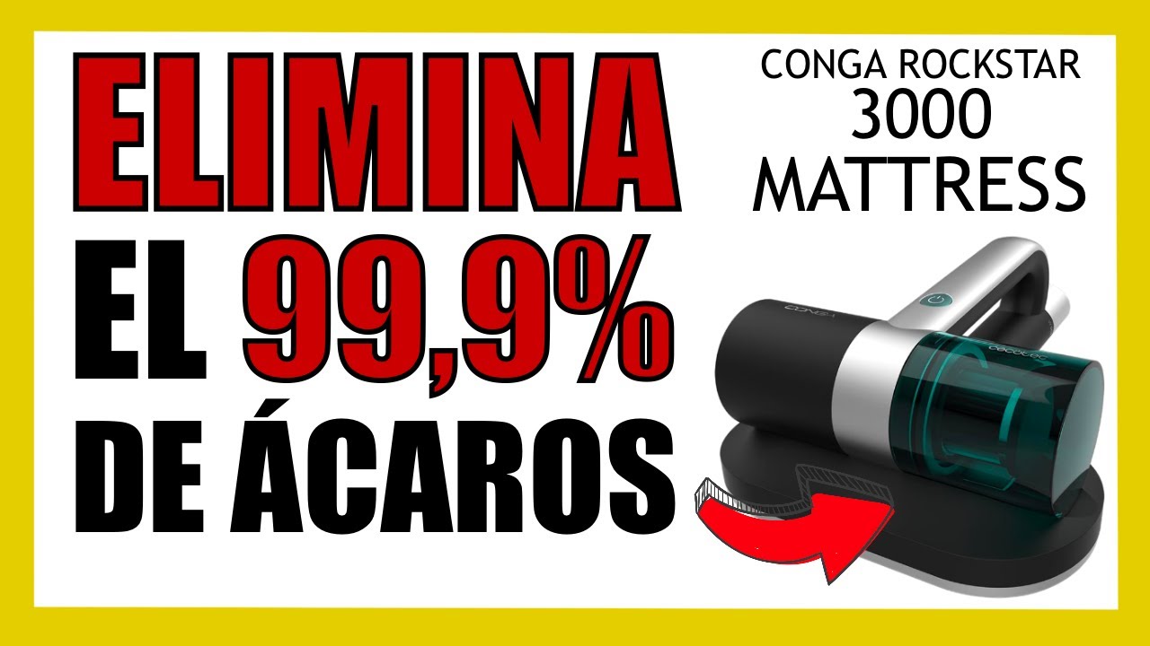 🚨 LO PROBAMOS | 💥 CONGA ROCKSTAR 3000 MATTRESS: Un ASPIRADOR LIMPIA COLCHONES BARATO CON LUZ UV