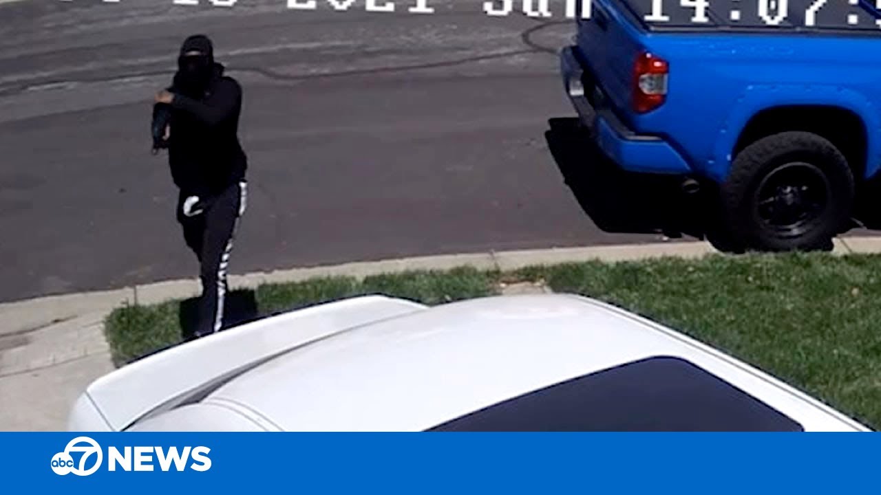 Video shows man held at gunpoint after robber follows Bay Area family home, police say