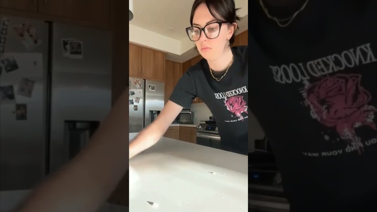 Dani Calleiro (Cimorelli) Cleaning Her Apartment Kitchen