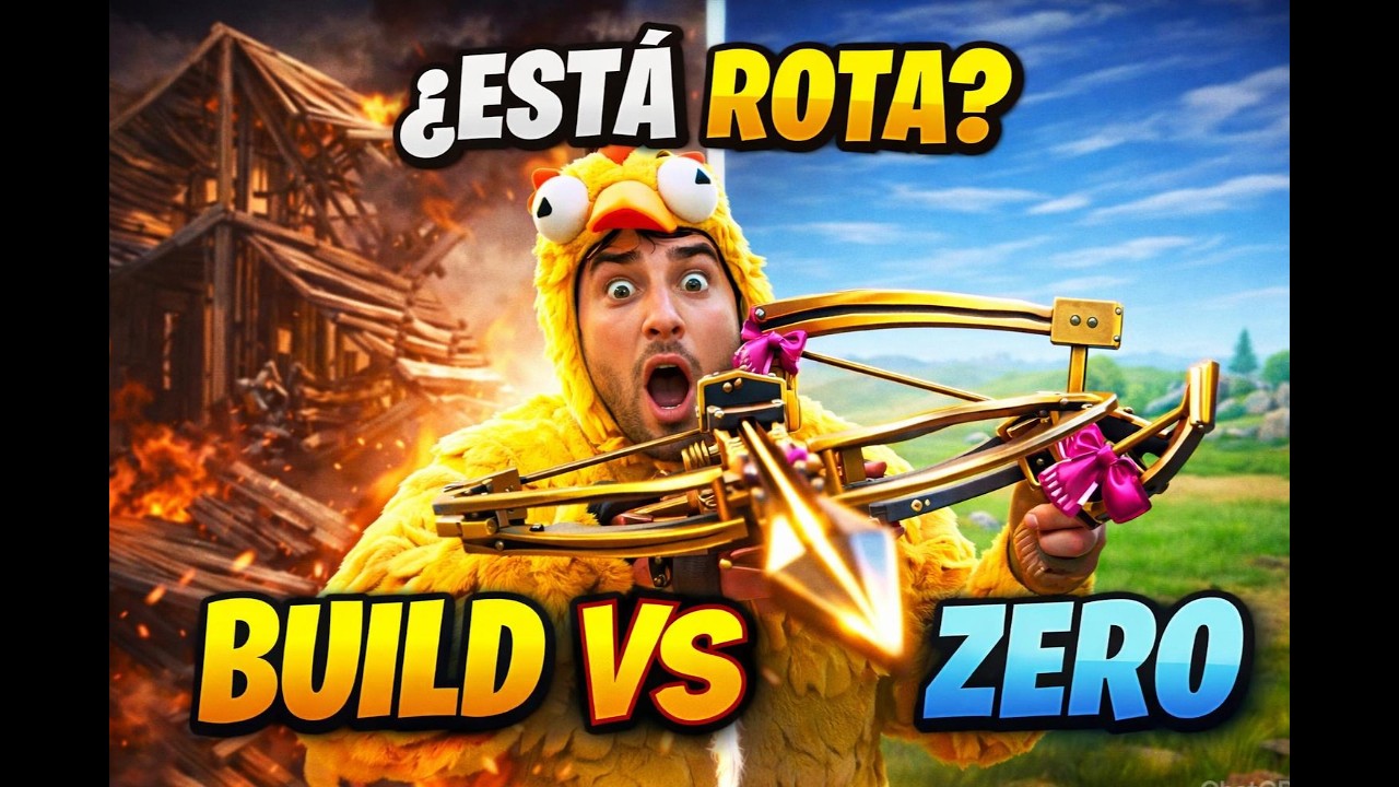 Probé la BALLesta en Fortnite… y pasó ESTO 🤯 (Build vs Zero Build)