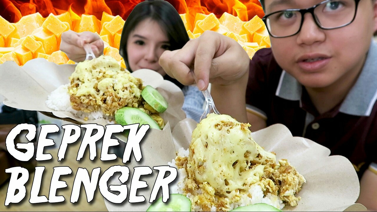Ayam Geprek KEJU PEDAS Mozzarella Level 5 !!!
