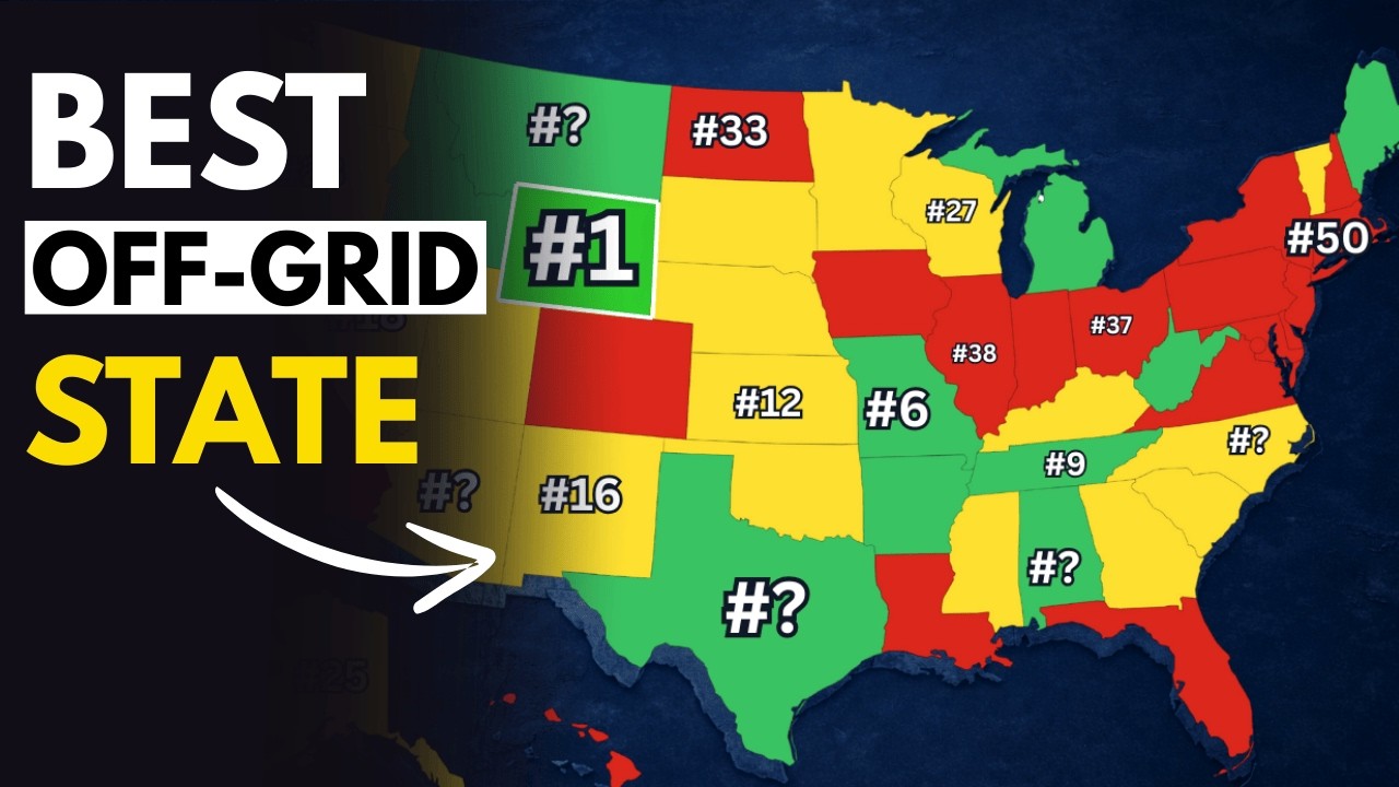 Ranking All 50 States for Off-Grid Living Will Surprise You