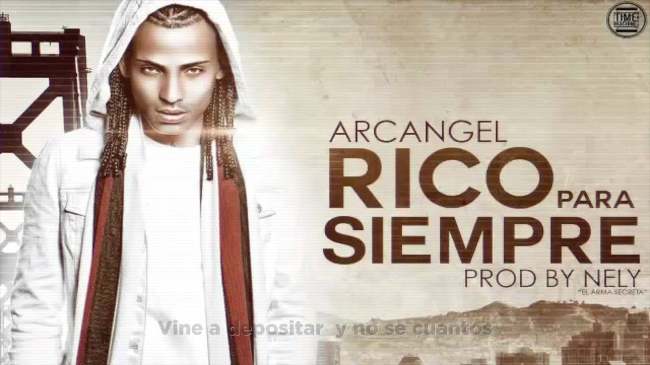 Arcangel - Rico Para Siempre (Freestyle) [Lyric Video]