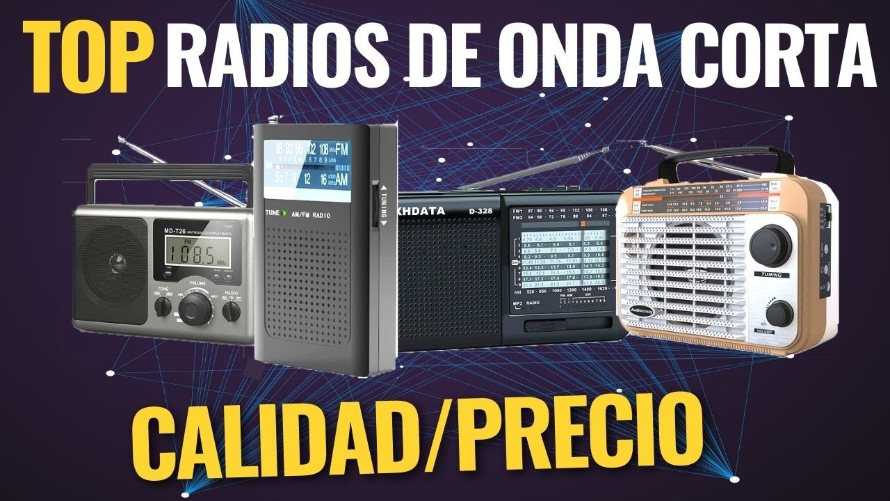 🏆 TOP Mejores Radios Portátiles de ONDA CORTA en México 2025 (AM/FM)