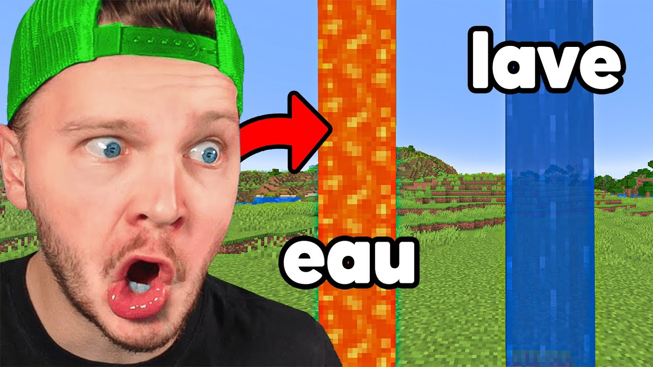 Je l'ai PIÉGÉ en INVERSANT l'Eau avec la Lave sur Minecraft !