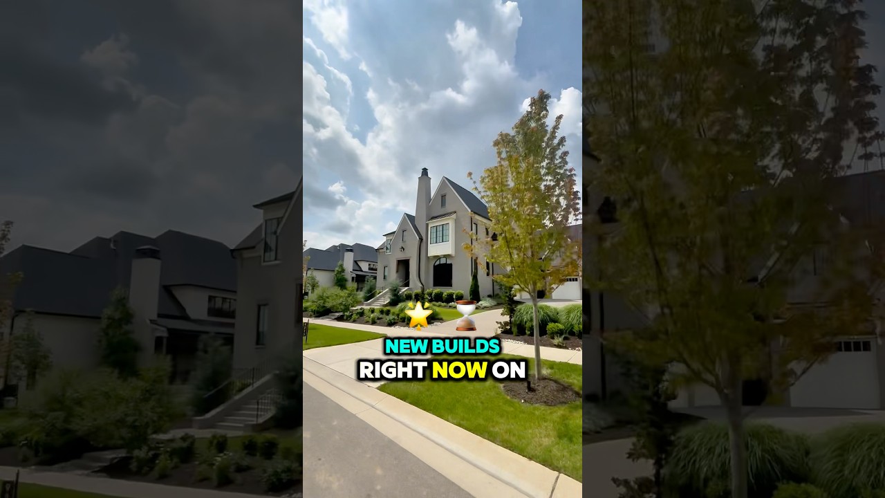Check out this luxury neighborhood in Nashville with new homes!