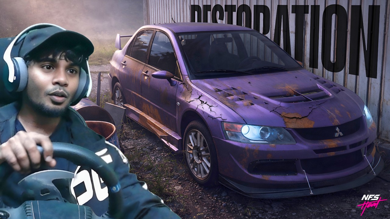 I Restored an ABANDONED EVO 9 in NFS Heat 😱 Full Transformation!